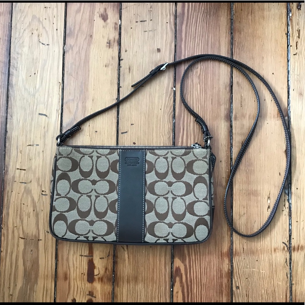 Coach Signature Jacquard Cossbody